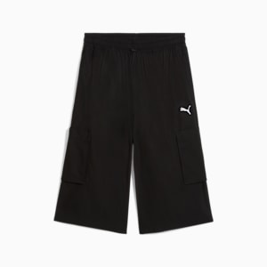 FUTURE ARCHIVE Relaxed Fit 16" Cargo Jorts, PUMA Black, extralarge-IND